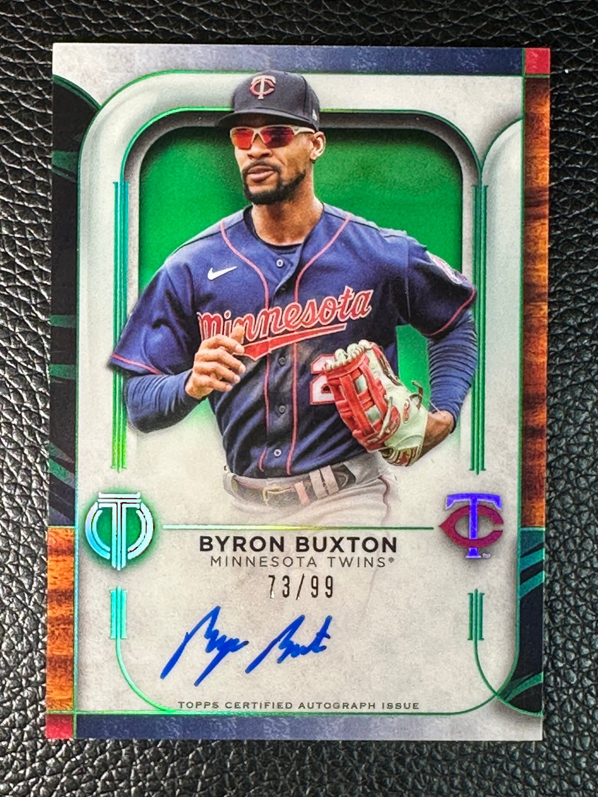 2022 Topps Tribute Green Byron Buxton 73/99 Auto Autograph