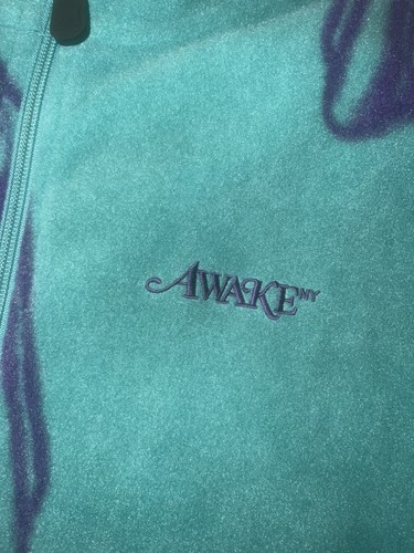 Pre-owned Awake Ny Dice Print Fleece Quarter Zip Pullover In Multicolor