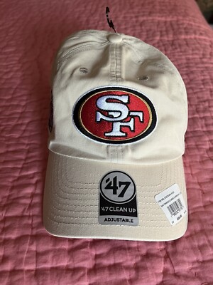 San Francisco 49ers Natural NFL SuperBowl LVIII 47 Brand Clean Up Hat NWT