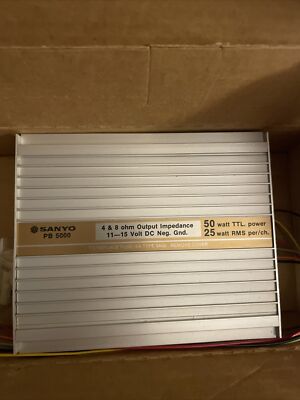 Sanyo Audio Spec Power Amplifier PB 5000 Brand New