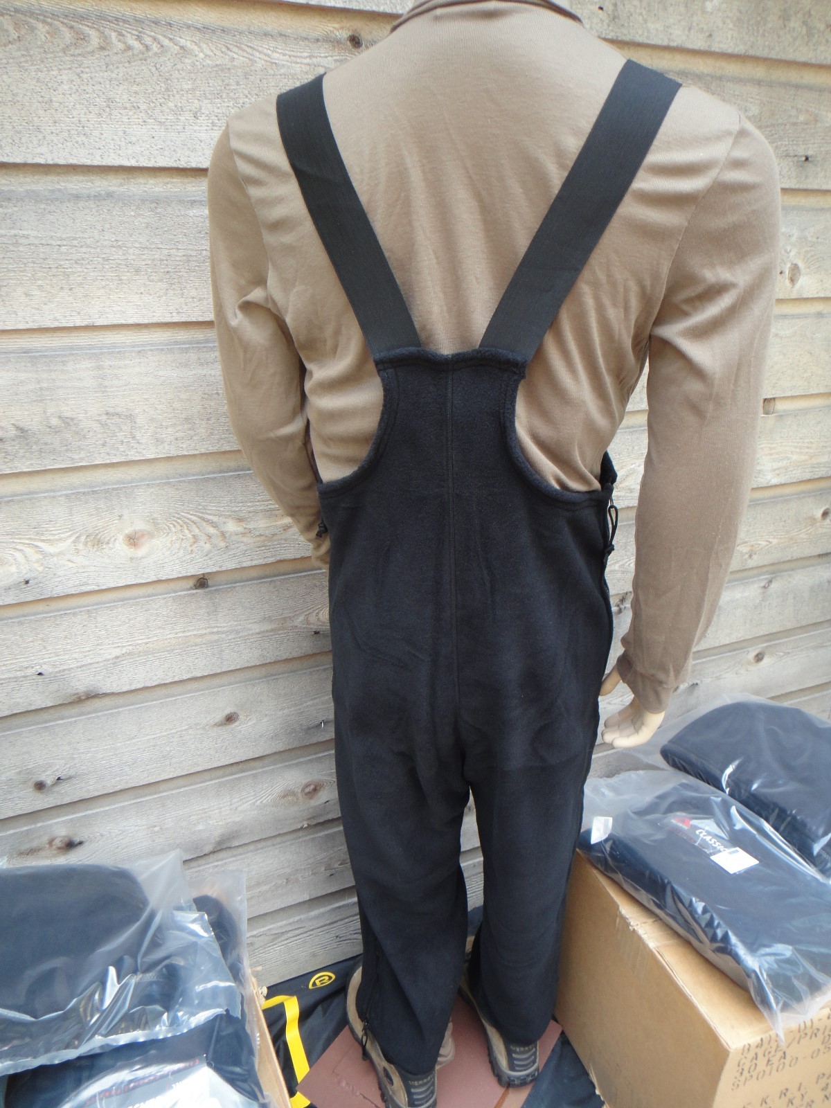 US Military Polartec Fleece Cold Weather Overalls New in Bag w/ Tag, Case of 20