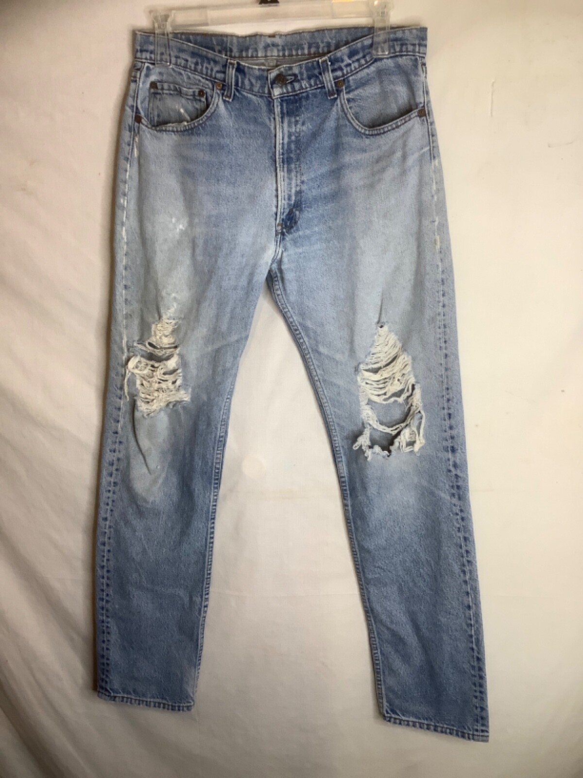 【LEVI'S 505-0217】W36 L34 Vtg Levis 505 0217 Single 66 Denim Jeans 1976 Original Men's