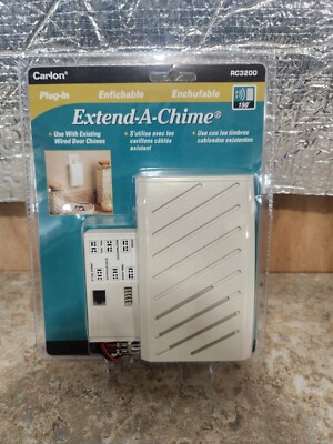 Carlon RC3200 Extend-A-Chime Plug In Door Bell Extender w/ 6 Sounds
