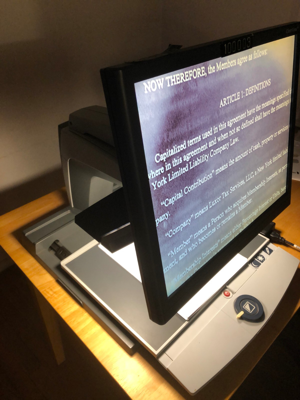 Clearview Computer Compatible+ 17 Monitor Optelec  TFT Low Vision Impairment