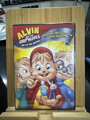 Alvin &  Chipmunks Go To The Movies  Funny, We Shrunk The Adults Dvd Region 1 BN