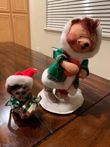 ANNALEE LEE  CHRISTMAS Bear And Mouse