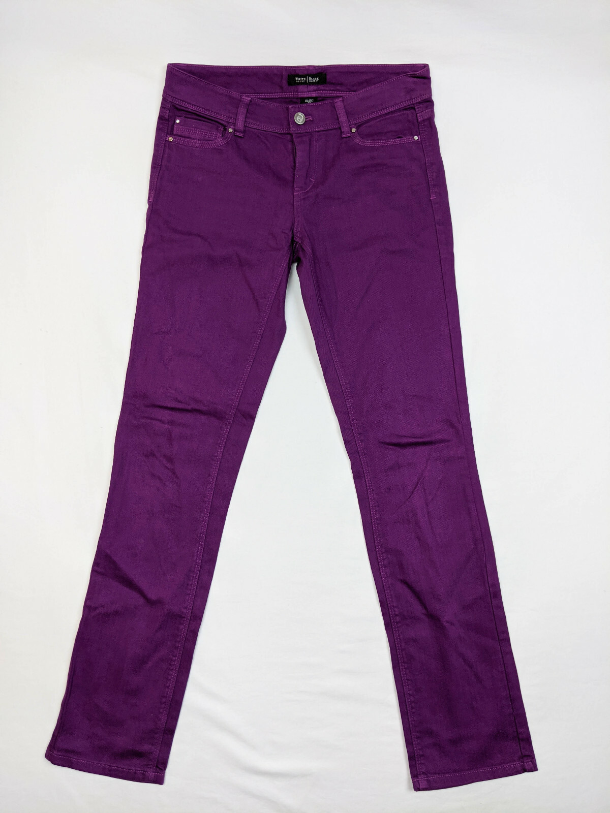 Purple Jeans Straight Low Rise Size 