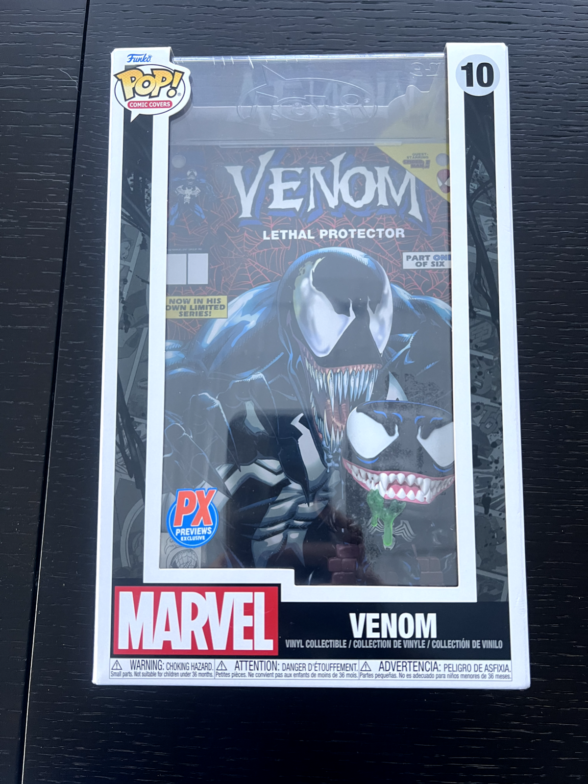 Marvel Venom Funko Pop! Comic Covers #10 Lethal Protector PX