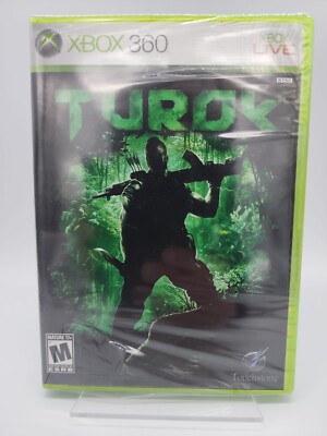 Turok Microsoft Xbox 360 2008 Brand New Still Sealed with tear in plastic