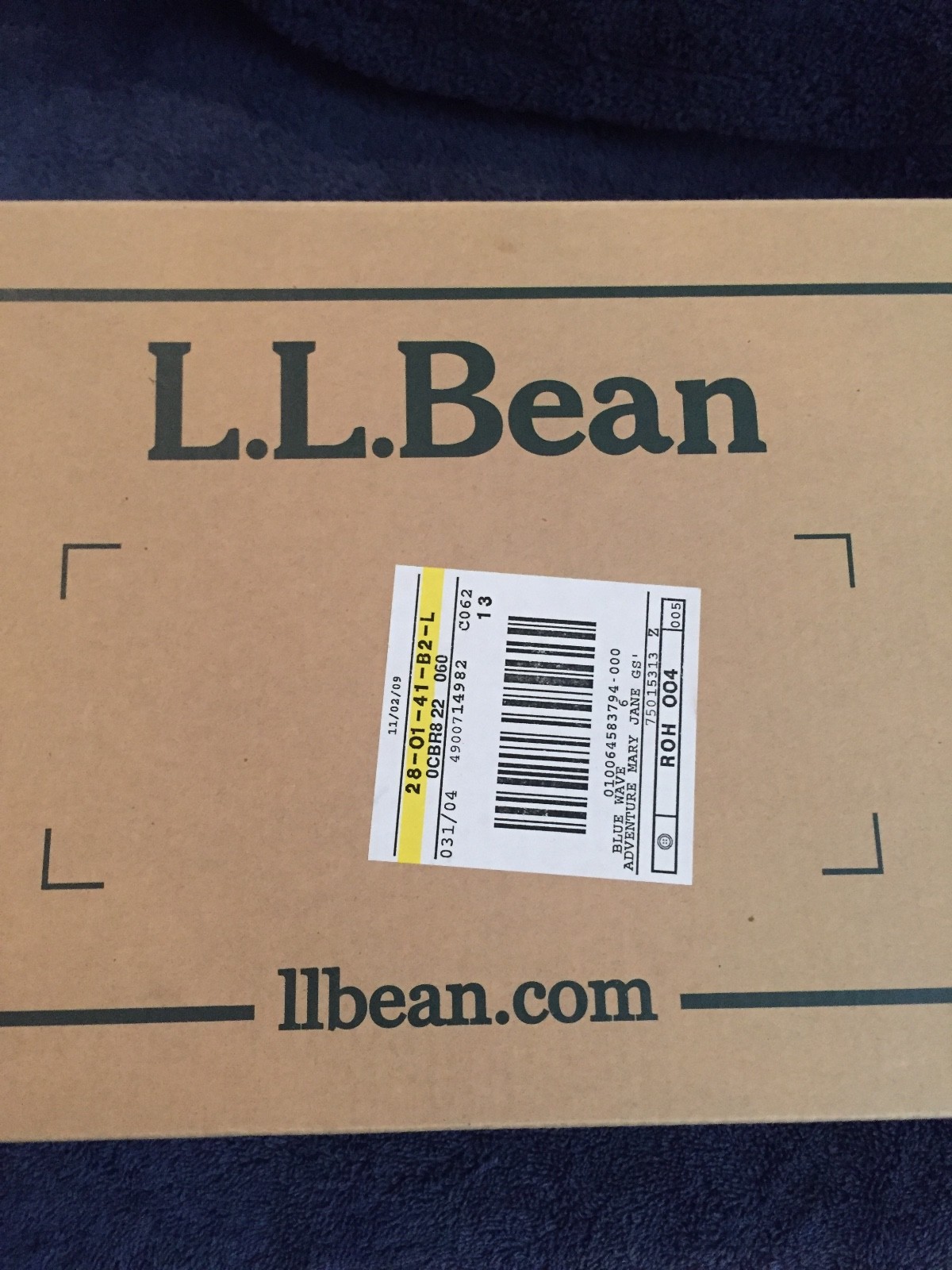 NIB LL BEAN Blue Wave Adventure MARY JANE Shoes SIZE 6 GIRLS SNEAKER