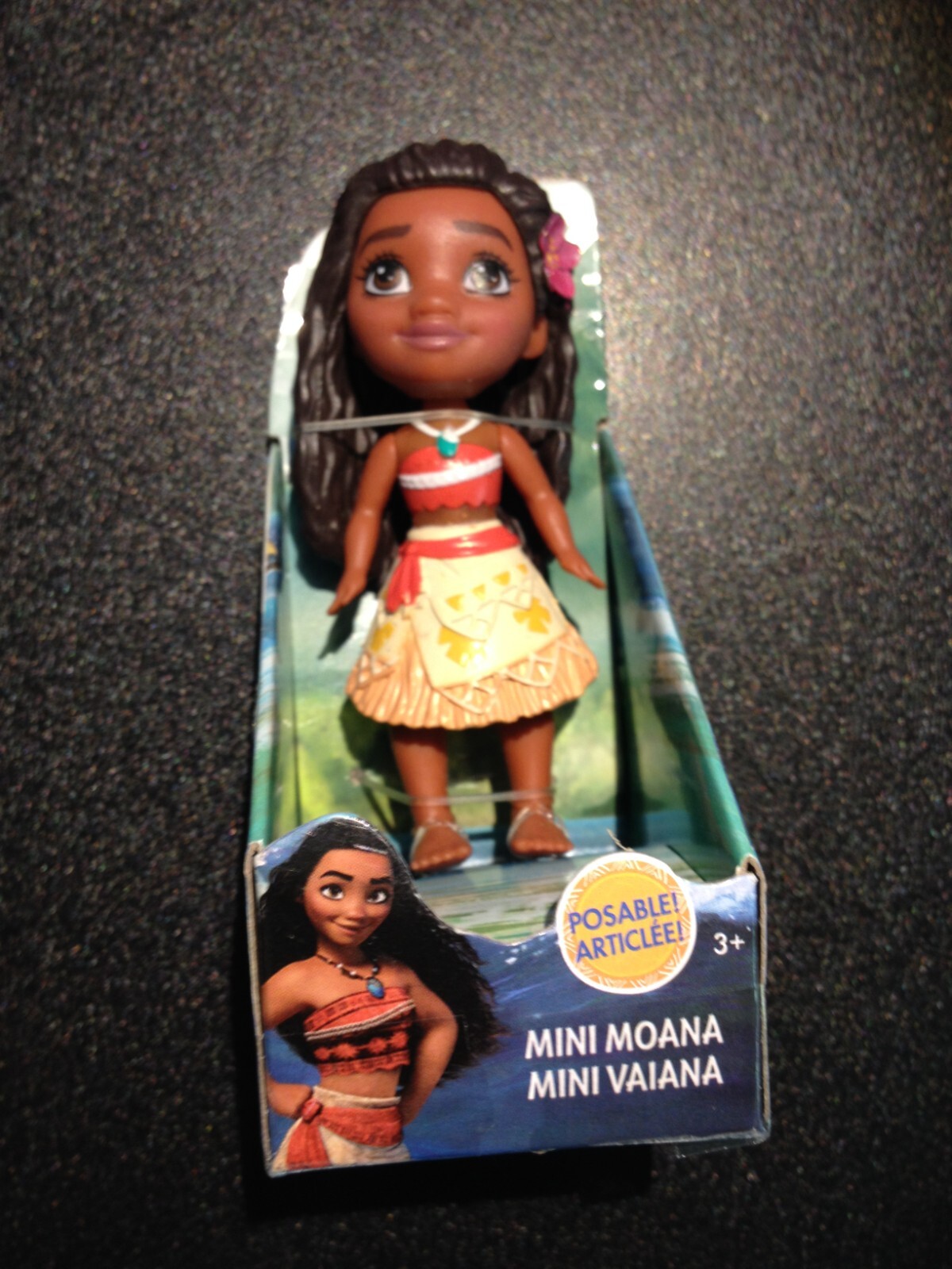 Disney Mini Moana Posable Jakks Pacific Articulated 3" Doll 2018 New