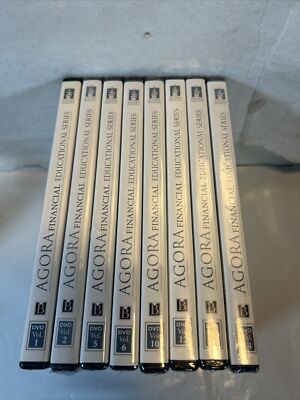 Lot of 8 AGORA Financial Educational Series Vol 1,2,5,6,10,12,13,14