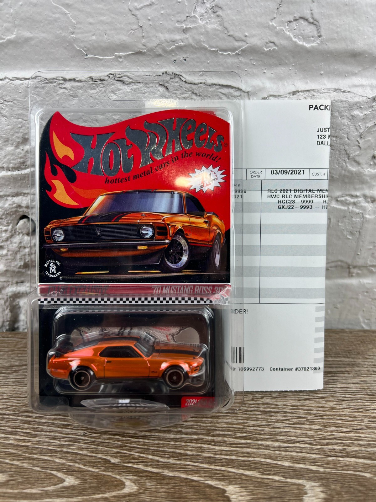 2021 RLC ホットウィール '70 Mustang Boss 302 Amazon.com: Hot Wheels 1970 Ford Mustang Boss 302 RLC