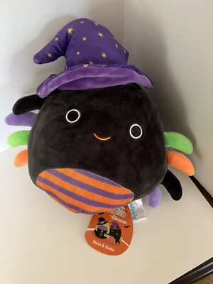 2022 Halloween 8'' Flip-a-mallows Squishmallows Shyla & Gildie Witch & Spider New