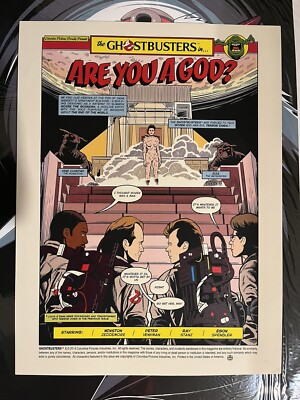Ghostbusters Are You a God Matthew Skiff Gallery 1988 Poster Art Print Gozer LE