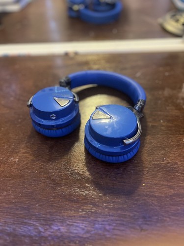 Cowin E7 MR Wireless Ear-Cup (Over the Ear) - Blue/Silver