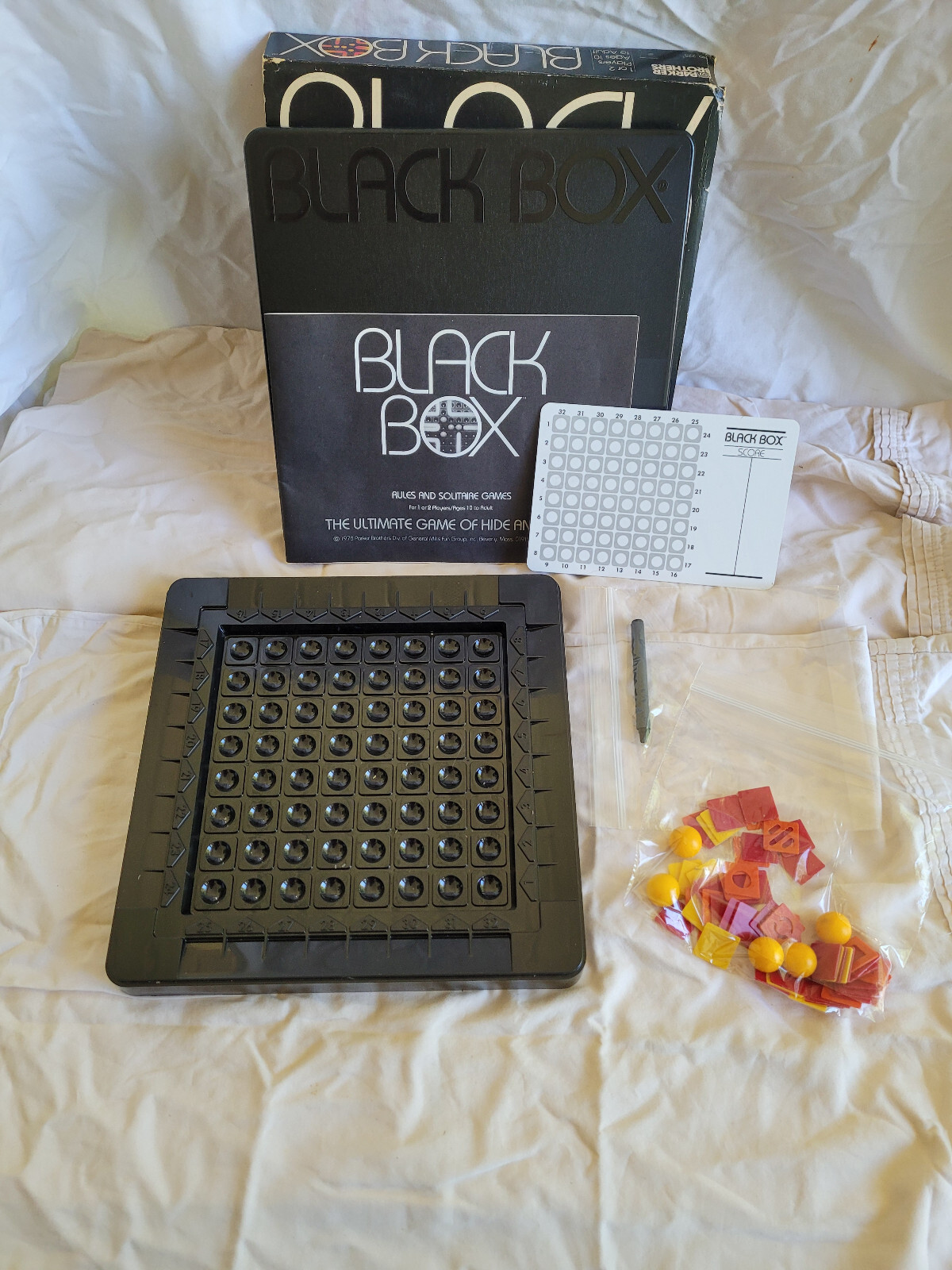 アンティーク レアゲーム BLACKBOX Black Box Game - Parker Brothers 1978 – The Games Are Here