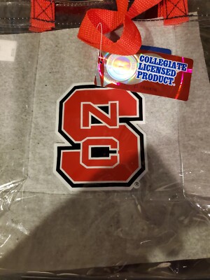 NC State Wolfpack-NCAA- Clear Stadium Approved Bag- New with Tags