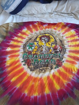 Mens Big & Tall Liquid Blue Tshirt Tye Dye Grateful San Francisco's Own 6xl