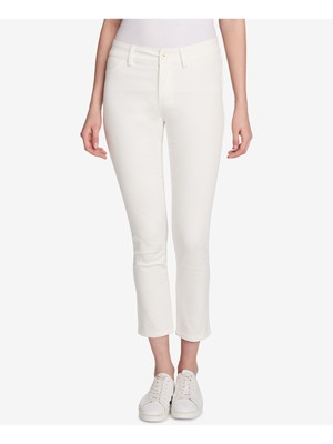 

CALVIN KLEIN Женские белые прямые брюки Размер, Белый, M8TKW249