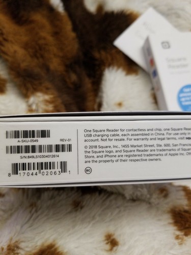 Square Reader for contactless + chip,magstripe, square reader w lightning,2items