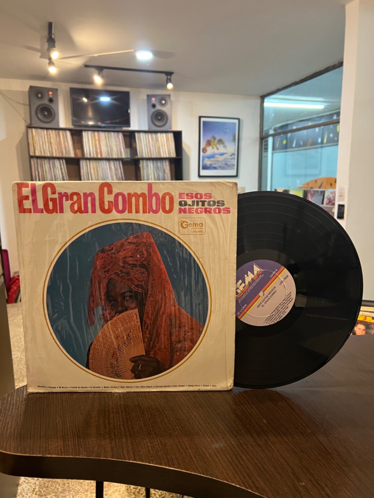 El Gran Combo- Esos Ojitos Negros Puerto Rico LP GEMA BLUE
