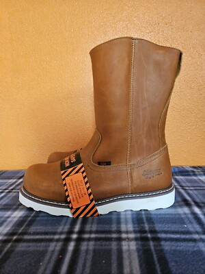 Field N' Forest ML9901 8'' Wellington Boot Mens Size 12 M Leather Composite Toe