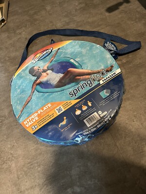 SwimWays  Papasan  Spring Float Chair in Aqua with Hyper-Flate Valve 250 LBS