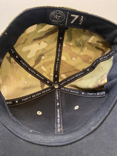 Cape Cod Baseball League  Camouflage Support Our Troops Hat Cap Fitted 7 1/2