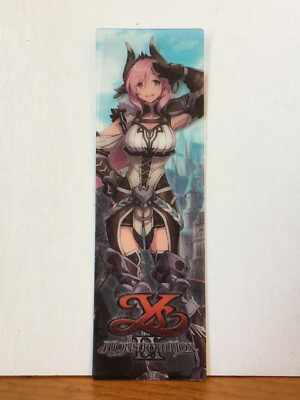 Falcom Ys IX: Monstrum Nox Raging Bull Mini Plastic Bookmark Hong Kong Bonus