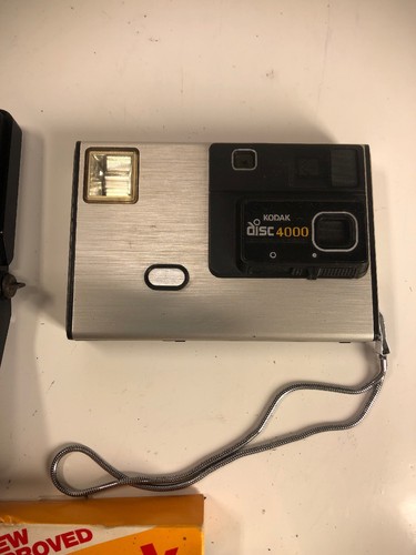 Lot Of 2 Vintage Kodak Disc 4000 & 4100 Disc Camera Photography Photo Film