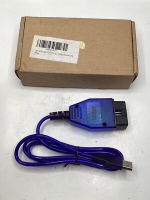 OHP INPA FTDI FT232 USB Cable K Line Windows Only Blue