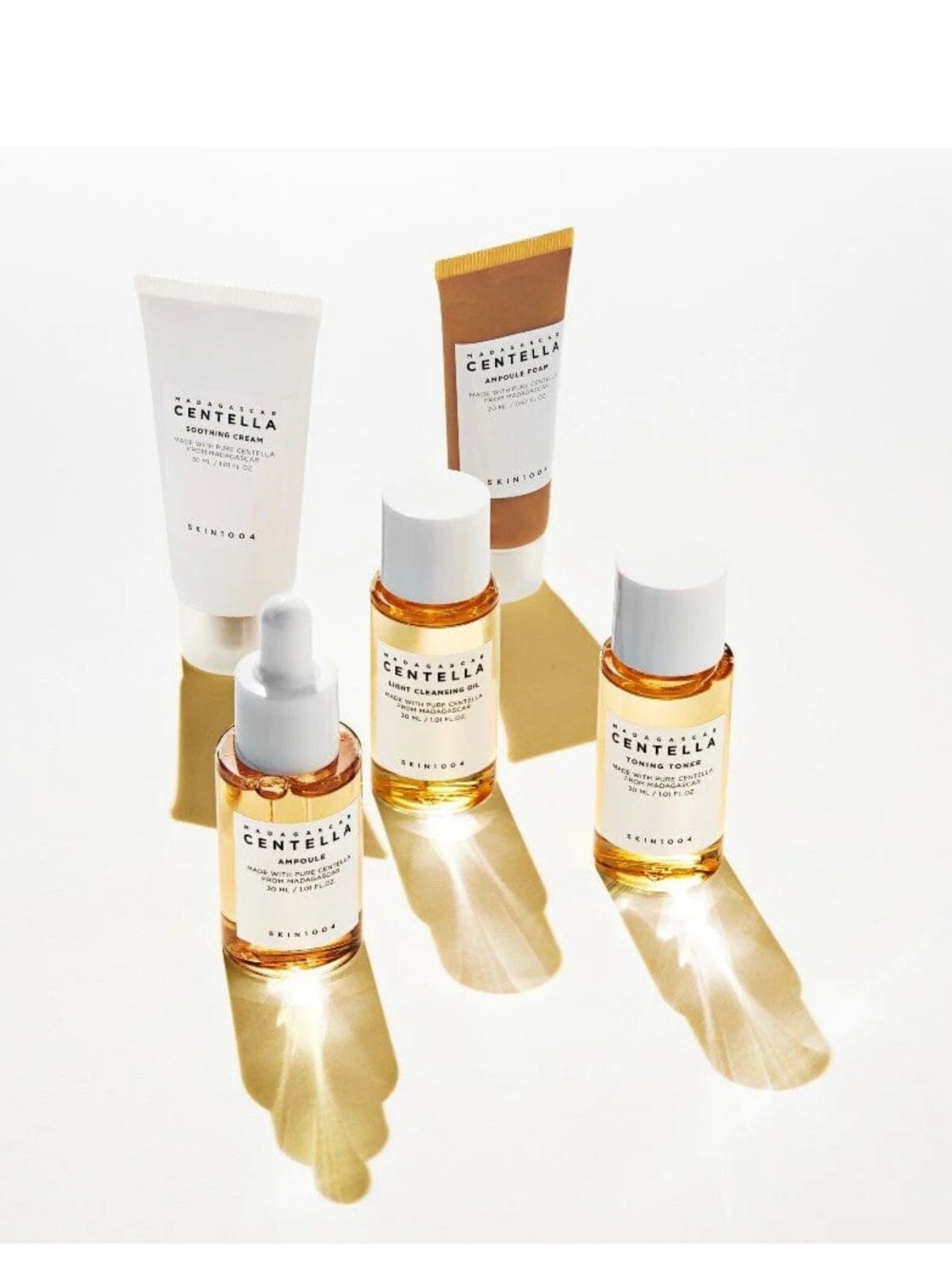 SKIN1004 Madagascar Centella Travel Kit, 5 Piece Set-Korean Cosmetics [US SELLER