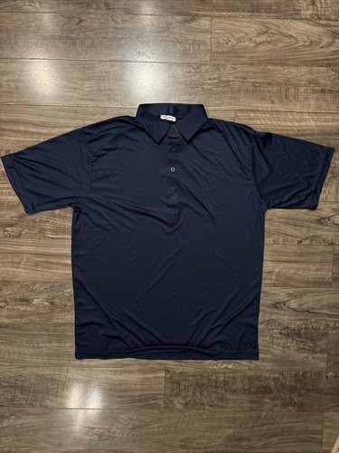 Shirt Mens Xl Dark Navy Blue Solid