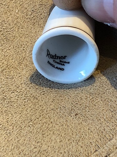 Vintage Radnor Minnie Mouse Thimble, Bone China Preowned Used