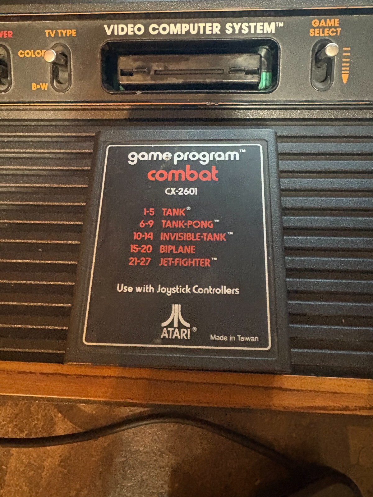 Atari Combat (Atari 2600)- Tested, Cleaned & Working