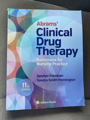 Abrams' Clinical Drug Therapy: Rationales for Nursing Practice 11th-Access Code
