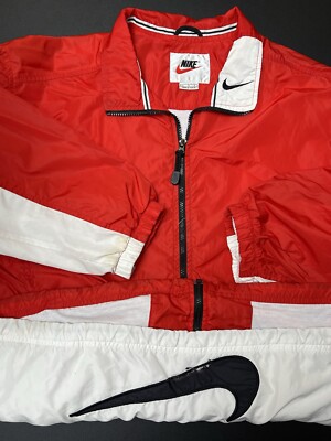 Red vintage nike jumper sale