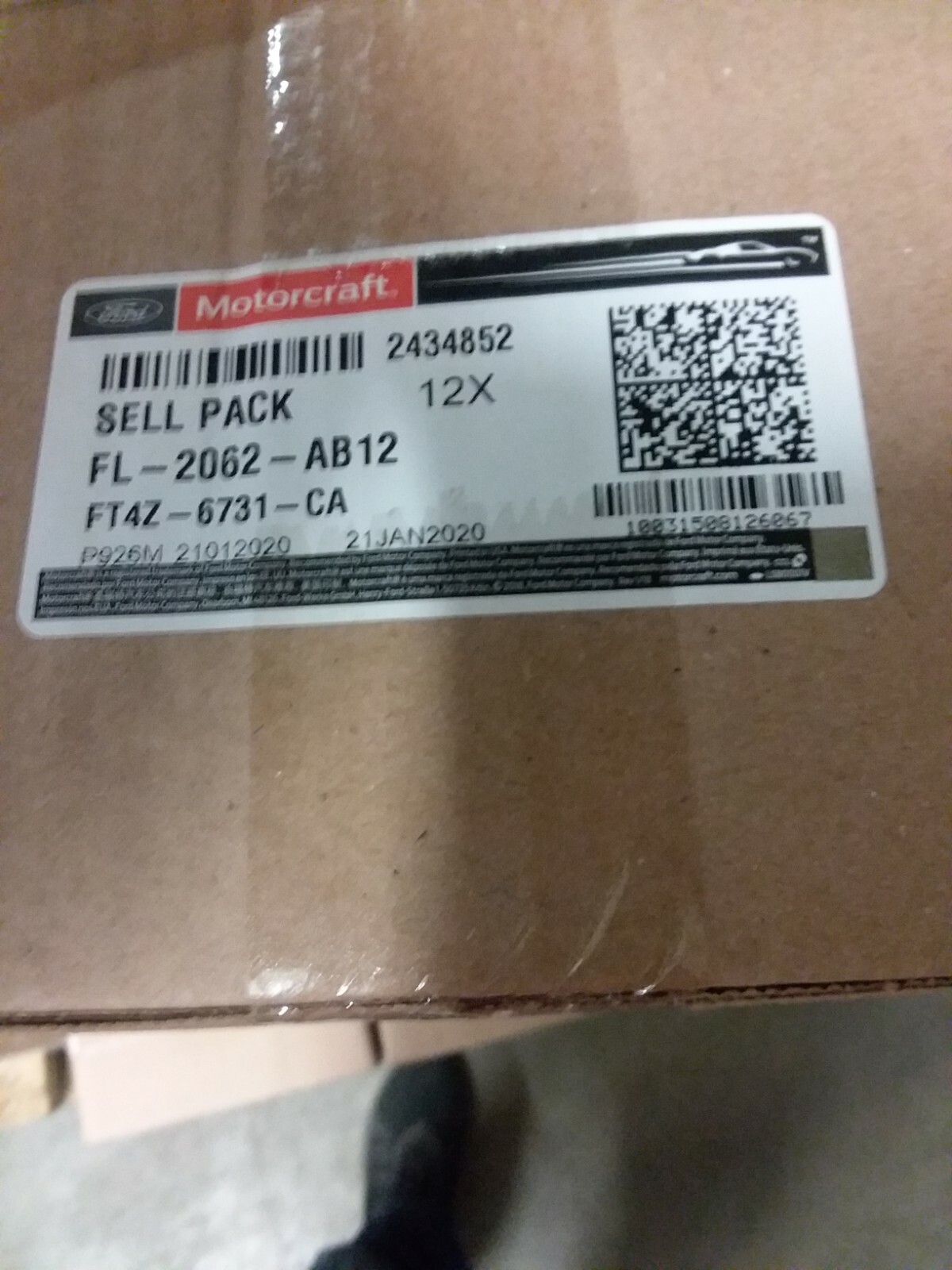 Motorcraft Fl-2062ab12 Fl2062a Free Fast Ship