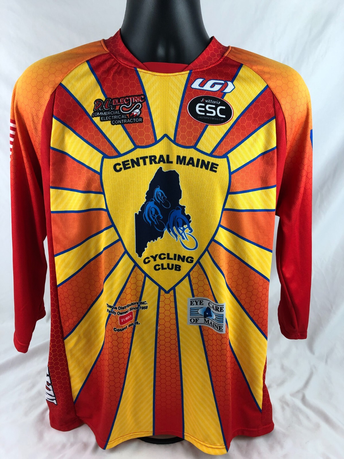 Louis Garneau Central Maine Cycling Club MTB Jersey SIZE Lar