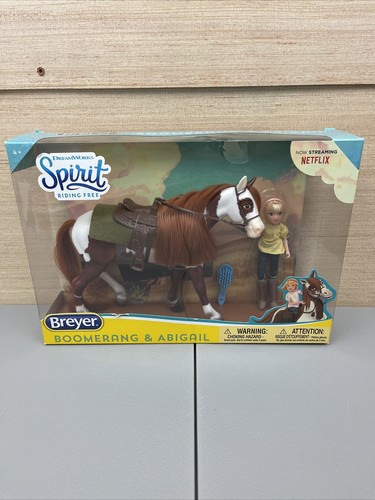 DreamWorks Breyer 9204  Boomerang & Abigail Gift Set Netflix Cracked Box