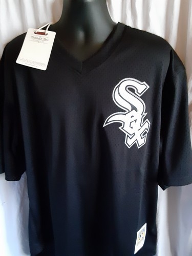 Chicago White Sox #35 Men's Mitchell Ness Authentic B/T