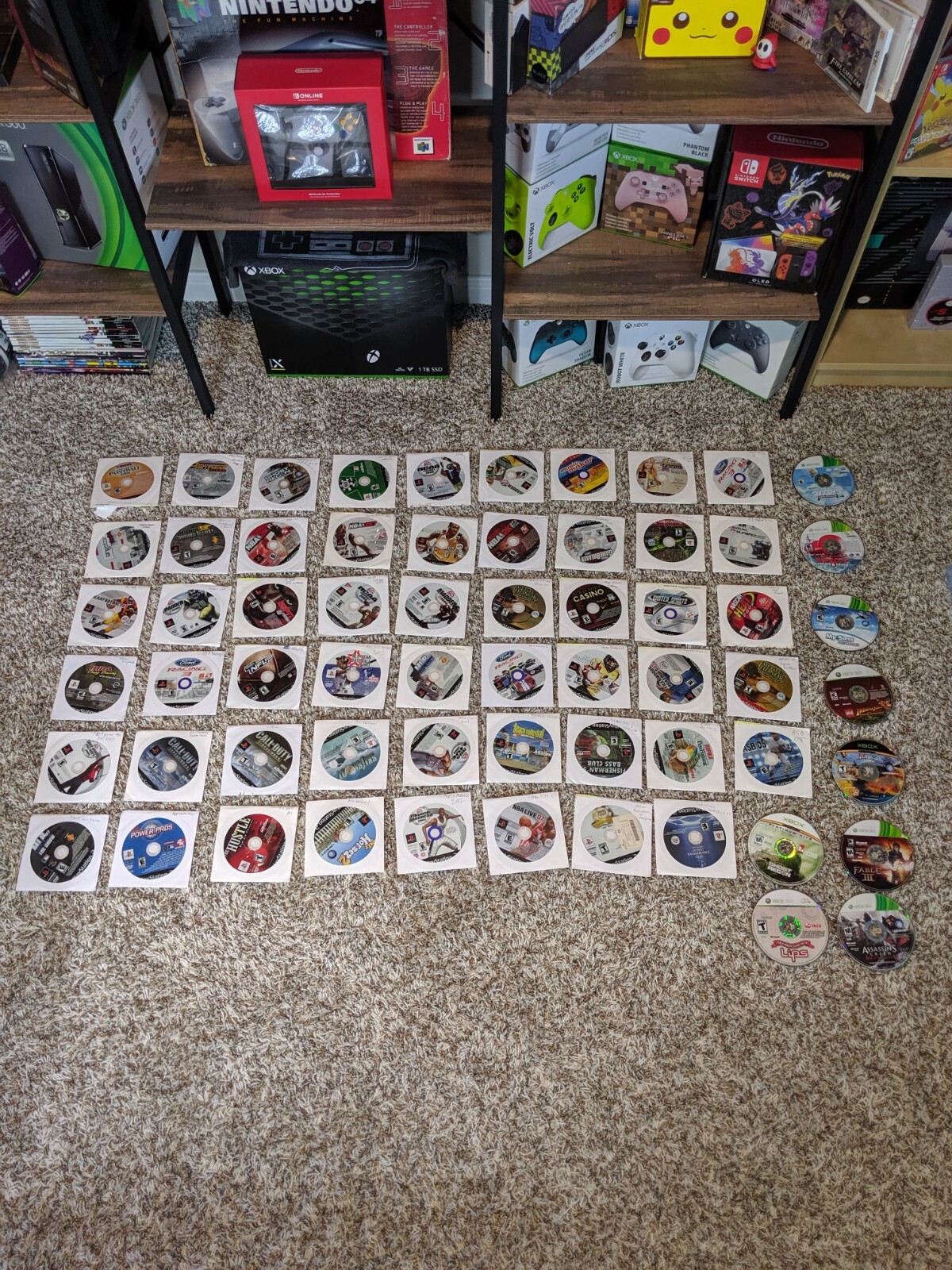 XB360G - x61 Microsoft XBOX 360 Video Game DISC ONLY LOT