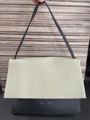 Authentic gently pre-owned Celine Tricolor All Soft Shoulder Bag, multicolor