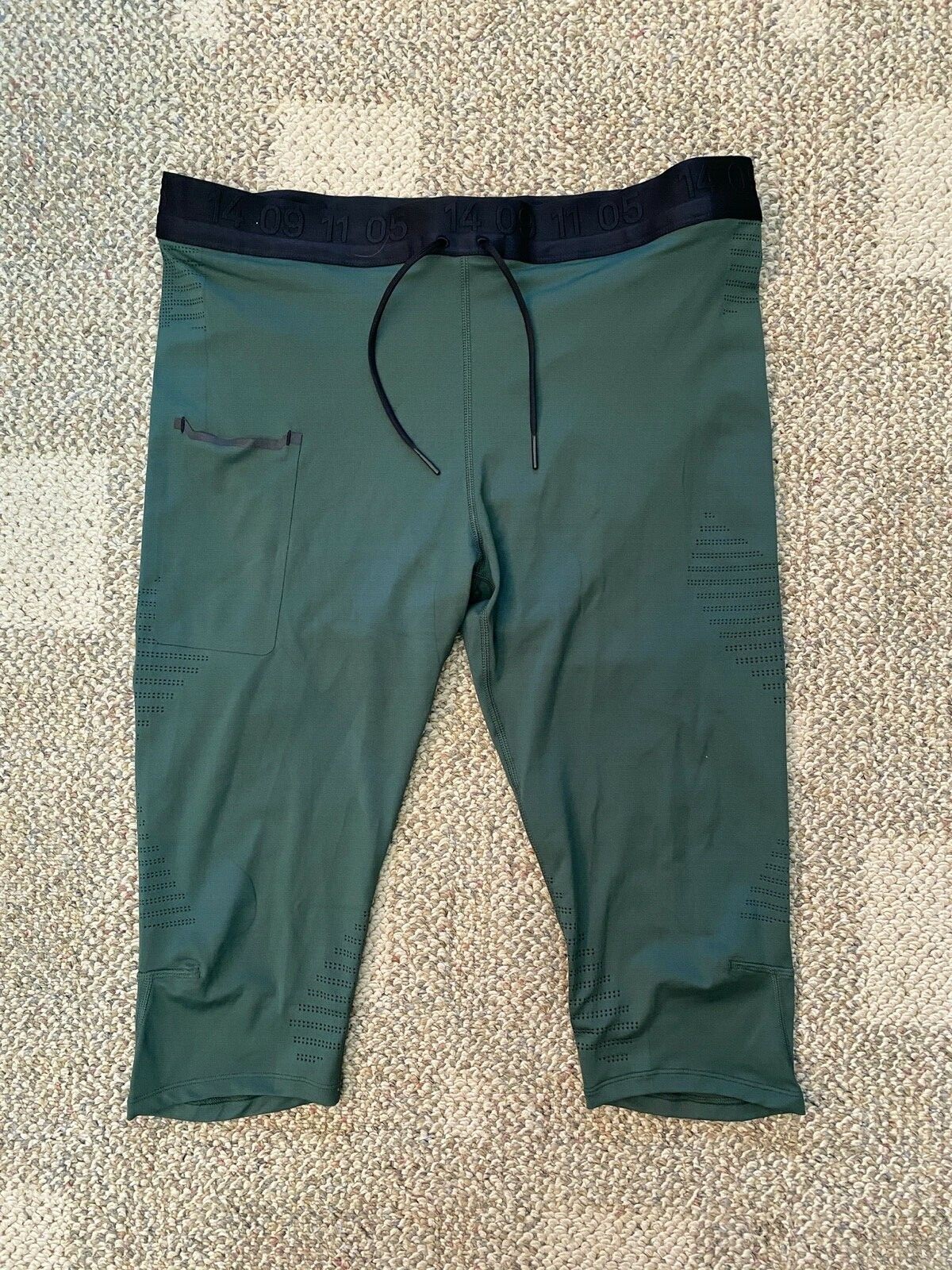 Nike Tech Pack Tights Pants 3/4 Running Training BV5693-370 Men's