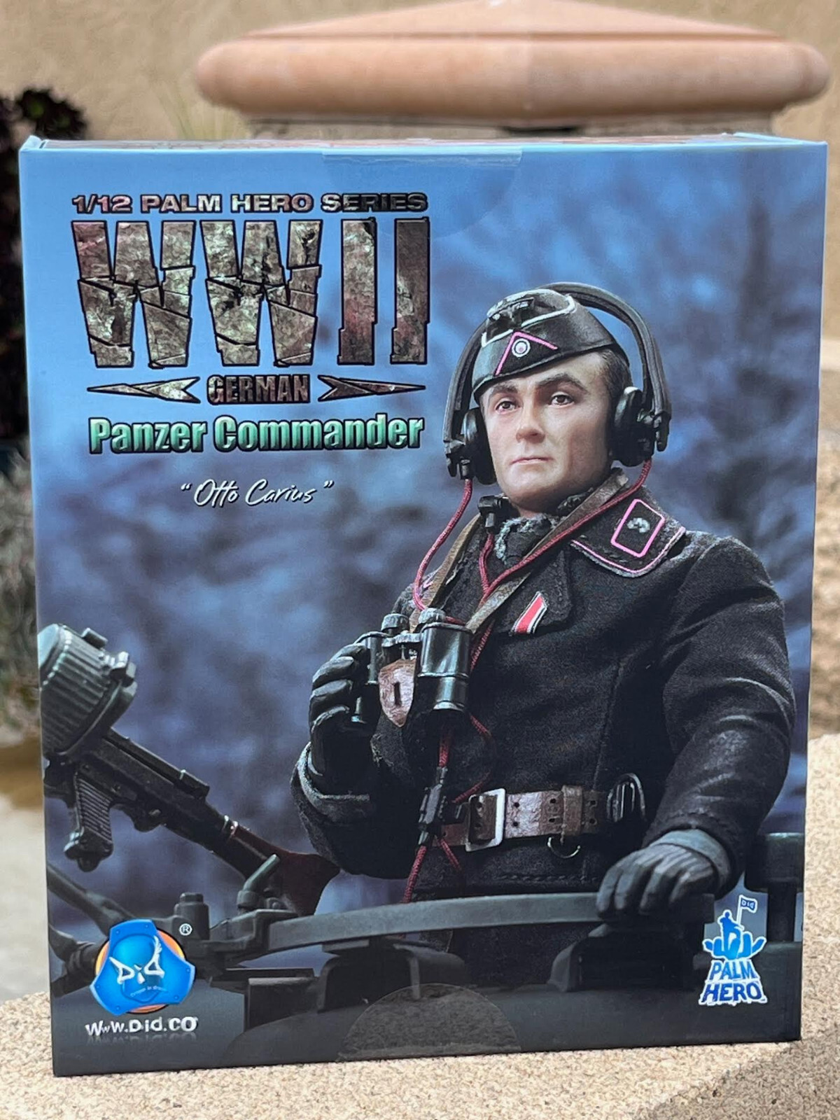 DID PALM HERO WWII German Panzer Commander Otto Carius XD80027 1