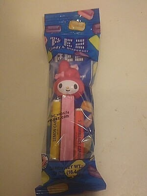 Pez Dispenser w/Candy, Hello Kitty, My Melody, Feet, NOS SEALED