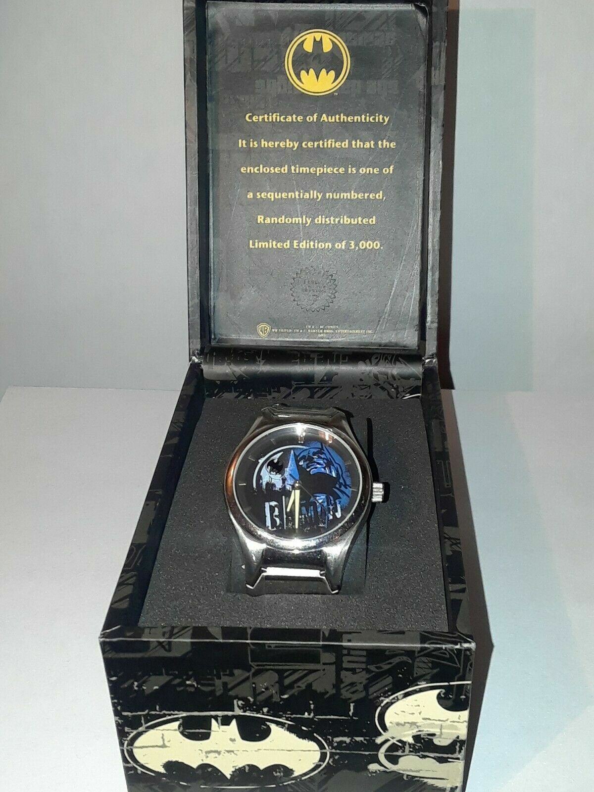 Pre-owned Fossil Limited Edition  Li2521 Batman Legend Watch 3000 Made Worldwide Rare