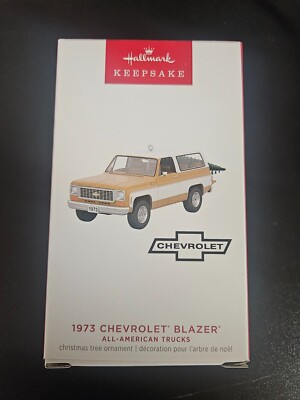 2023 Hallmark 1973 CHEVROLET blazer CHEVY holiday ornament CLASSIC CARS cool WOW