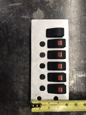 Race Switch Panel, Rocker Type Switch.